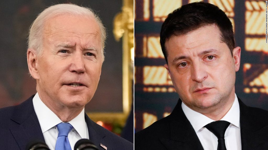 This image has an empty alt attribute; its file name is 220103023851-biden-zelensky-split-dec-2021-super-tease-1024x576.jpg