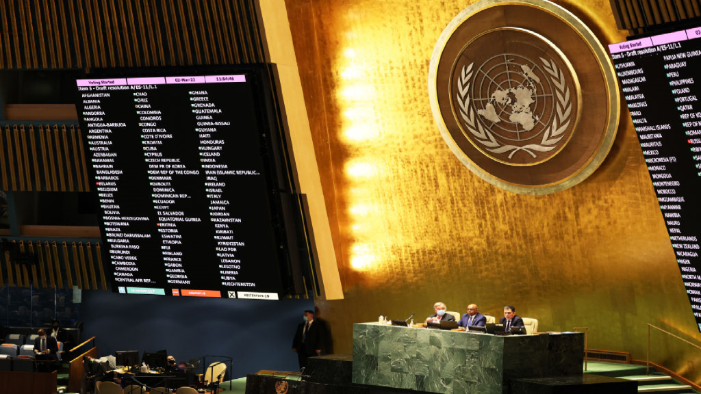 This image has an empty alt attribute; its file name is UN-gen-ass-votes-on-russia-1024x576.png