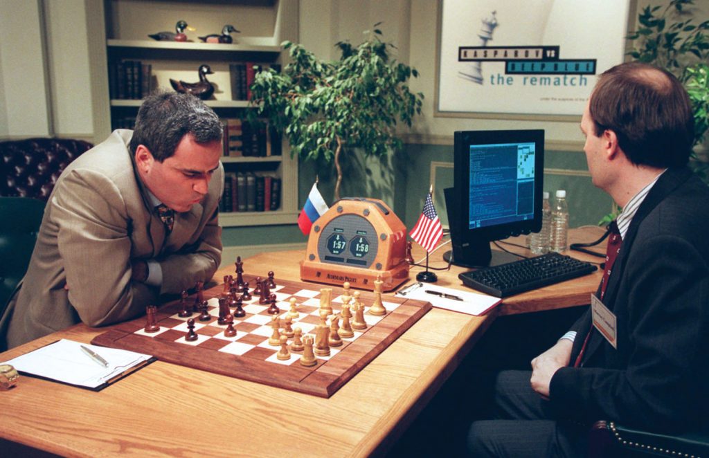 This image has an empty alt attribute; its file name is Garry-Kasparov-Deep-Blue-IBM-computer-1024x662.jpg
