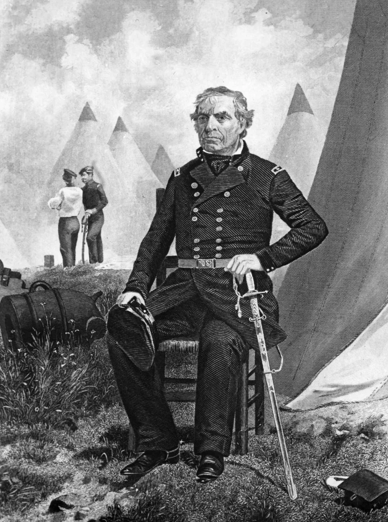 This image has an empty alt attribute; its file name is Portrait-uniform-commander-Zachary-Taylor-US-Army-762x1024.webp